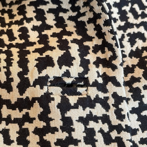 Max Mara cotton blend houndstooth jacket, size 10-12 - Picture 4 of 7